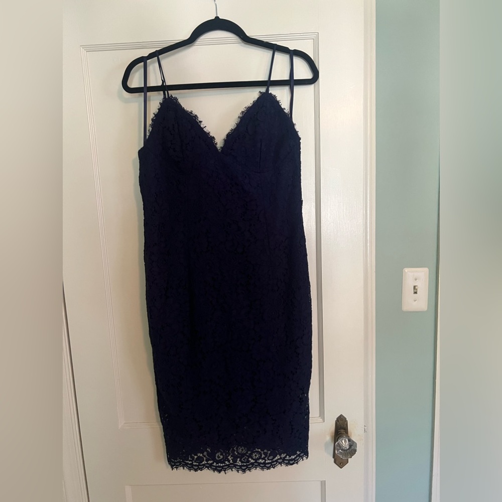 NWT Navy Lace Cocktail Dress